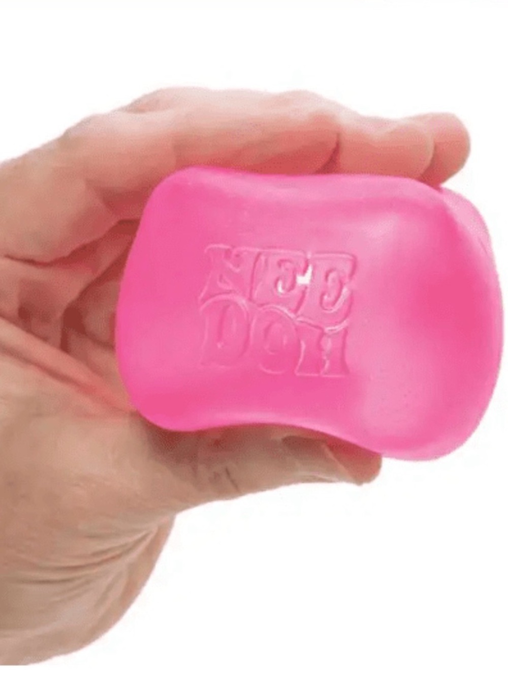Schylling Nee Doh Nice Cube Super Solid Squishy Stress Sensory Toy Pink New - Picture 6 of 7